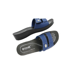 Aerowalk Women's Slip-On Slipper For Casual use 0402_BLUE