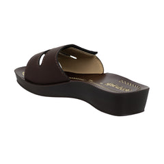 Aerowalk Women's Slip-On Slipper For Casual use 0423_BRN+BG.