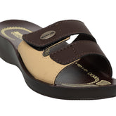 Aerowalk Women's Slip-On Slipper For Casual use 0423_BRN+BG.