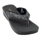 Aerowalk Women's Slip-On Slipper For Casual use 0823_BLACK
