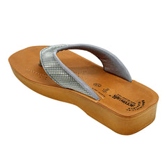 Aerowalk Women's Slip-On Mid Heel GREY Slipper 08FK