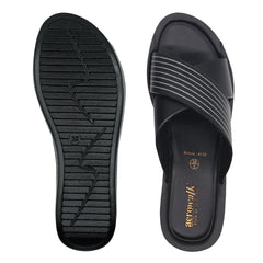 Aerowalk Women's PU Slipper AT28_BLACK