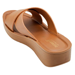 Aerowalk Women's PU Slipper AT28_TAN