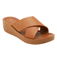 Aerowalk Women's PU Slipper AT28_TAN