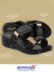 Aerowalk Women's Slip-On Slipper For Casual use AT35