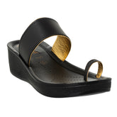 Aerowalk Women's Slip-On Slipper For Casual use ATB1_BLACK