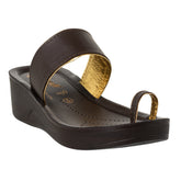 Aerowalk Women's Slip-On Slipper For Casual use ATB1_BROWN