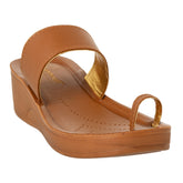 Aerowalk Women's Slip-On Slipper For Casual use ATB1_TAN