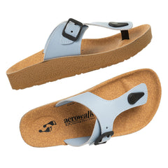 Aerowalk Women's Slip-On Slipper For Casual use CK10_TEAL BLUE