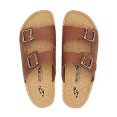 Aerowalk Men's Slip On Slipper For Casual use KC71_DK.TAN