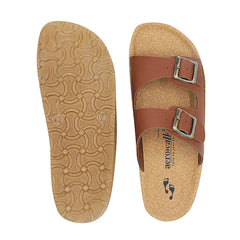Aerowalk Men's Slip On Slipper For Casual use KC71_DK.TAN