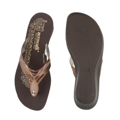 Aerowalk Women's Slip-On Slipper For Casual use OAJ4_GUNMETAL
