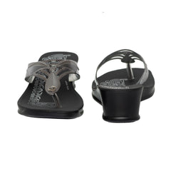 Aerowalk Women's Slip-On Slipper For Casual use OAJ4_GUNMETAL