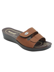 Aerowalk Women's Slip-On Slipper For Casual use  0402_TAN