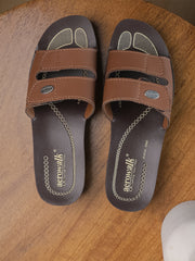 Aerowalk Women's Slip-On Slipper For Casual use  0402_TAN