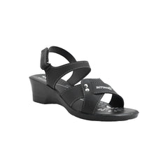 Aerowalk Women's Slip-On Slipper For Casual use  0566_BLACK