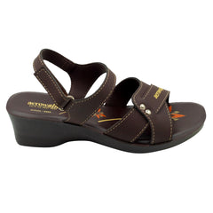 Aerowalk Women's Slip-On Slipper For Casual use  0566_BROWN