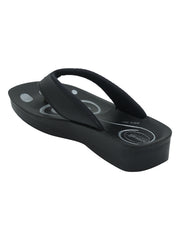 Aerowalk Women's Slip-On Slipper For Casual use  0807_BLACK