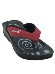 Aerowalk Women's Slip-On Slipper For Casual use  0807_RED