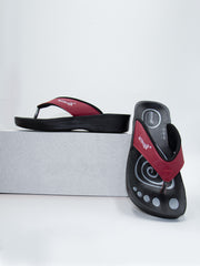 Aerowalk Women's Slip-On Slipper For Casual use  0807_RED