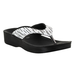 Aerowalk Women's Slip-On Slipper For Casual use  0823_WHITE