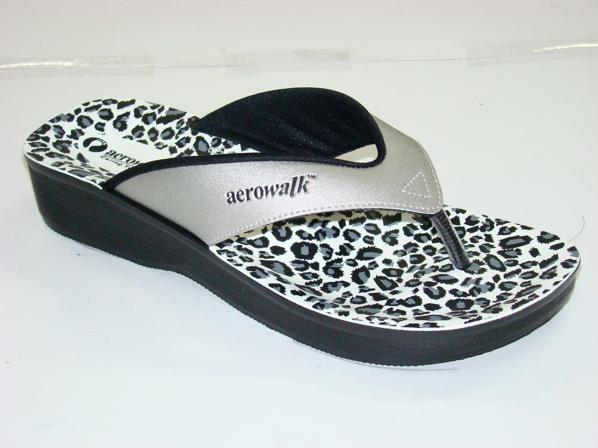 Aerowalk Women's Slip-On Slipper For Casual use  0888_SILVER