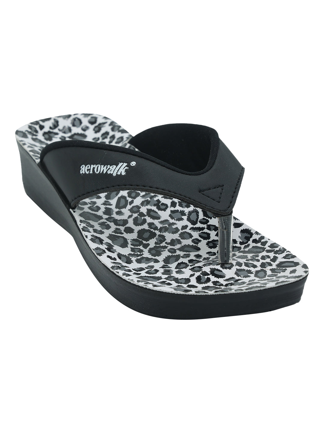 Aerowalk Women's Slip-On Slipper For Casual use  0888_BLACK
