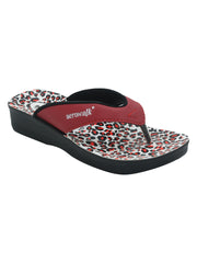 Aerowalk Women's Slip-On Slipper For Casual use  0888_RED