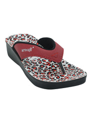 Aerowalk Women's Slip-On Slipper For Casual use  0888_RED