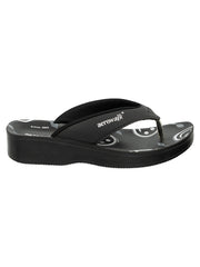 Aerowalk Women's Slip-On Slipper For Casual use  0895_BLACK