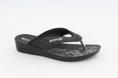 Aerowalk Women's Slip-On Slipper For Casual use  91N1_BLACK