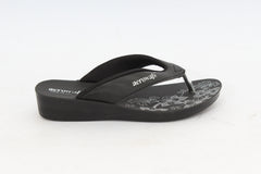 Aerowalk Women's Slip-On Slipper For Casual use  91N1_BLACK