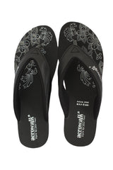 Aerowalk Women's Slip-On Slipper For Casual use  91N1_BLACK