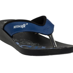 Aerowalk Women's Slip-On Slipper For Casual use  91N1_BLUE