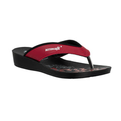 Aerowalk Women's Slip-On Slipper For Casual use  91N1_RED