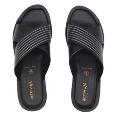 Aerowalk Women's PU Slipper AT28_BLACK