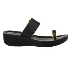 Aerowalk Women's Slip-On Slipper For Casual use  ATB1_BLACK