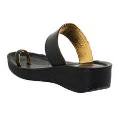 Aerowalk Women's Slip-On Slipper For Casual use  ATB1_BLACK