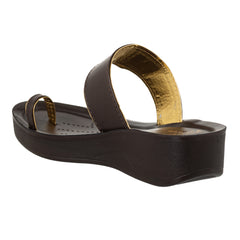 Aerowalk Women's Slip-On Slipper For Casual use  ATB1_BROWN
