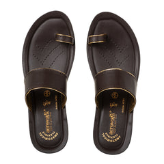 Aerowalk Women's Slip-On Slipper For Casual use  ATB1_BROWN
