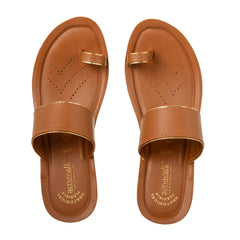 Aerowalk Women's Slip-On Slipper For Casual use  ATB1_TAN