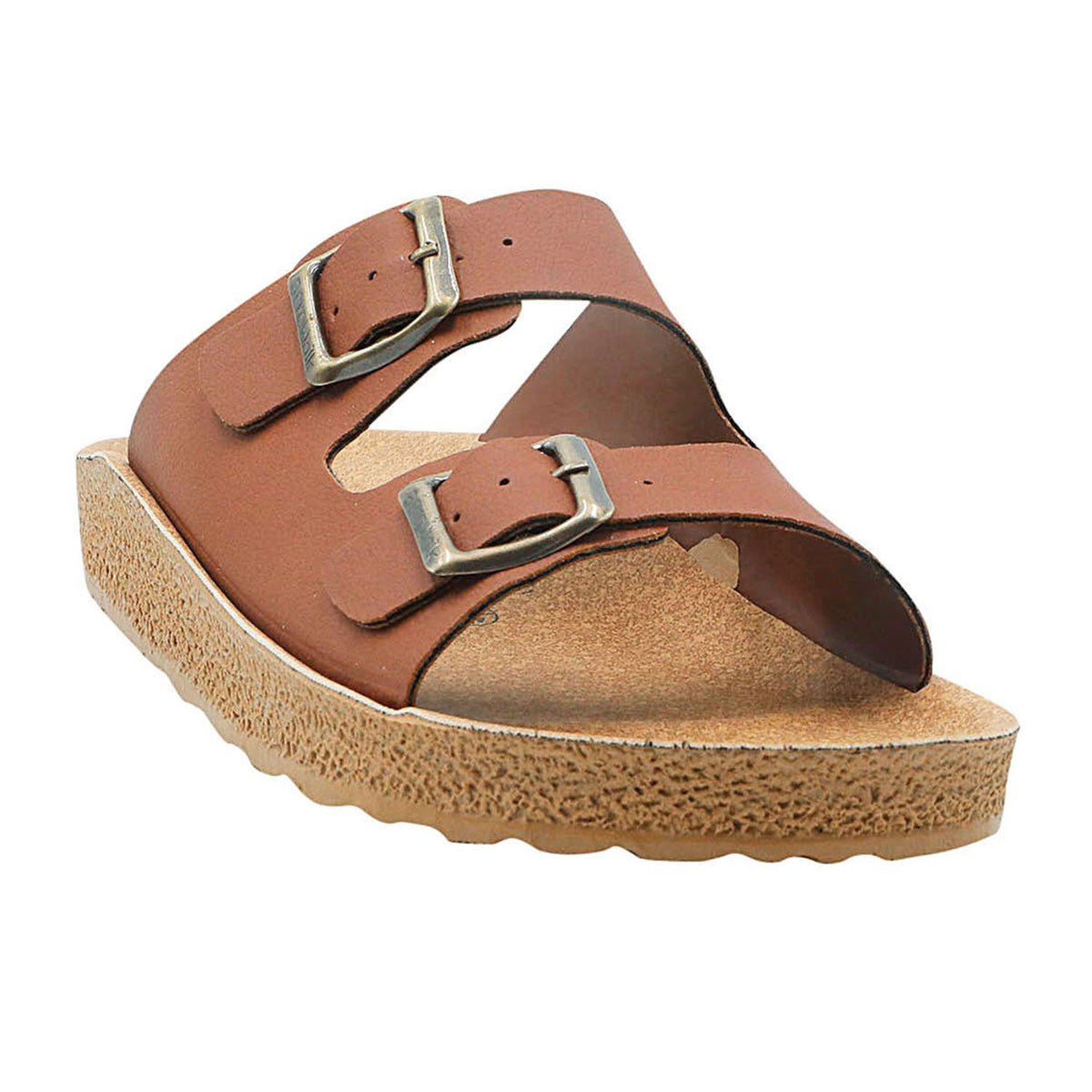 Aerowalk Men's Slip On Slipper For Casual use  KC71_DK.TAN