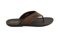 Aerowalk Men's Slip-On Slipper For Casual use  NV35_BROWN