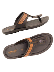 Aerowalk Men's Slip-On Slipper For Casual use  NV38_BROWN